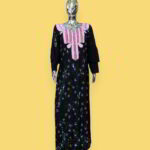 YIMI Collection: Embroidered Allure with Gleaming Stone Accents"