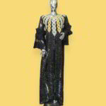 Oreofe Collection: Boubou Kaftan with Silver and Gold Embroidery