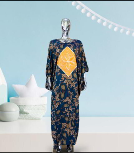 Ara Collection: Whimsical Whisper Abaya Kaftan Embellished Embroidery