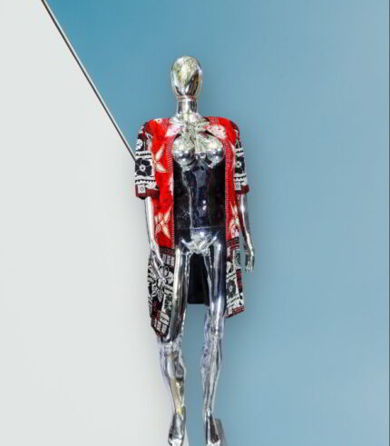 Efe Collection: Majestic Stone-Embellished Kimono