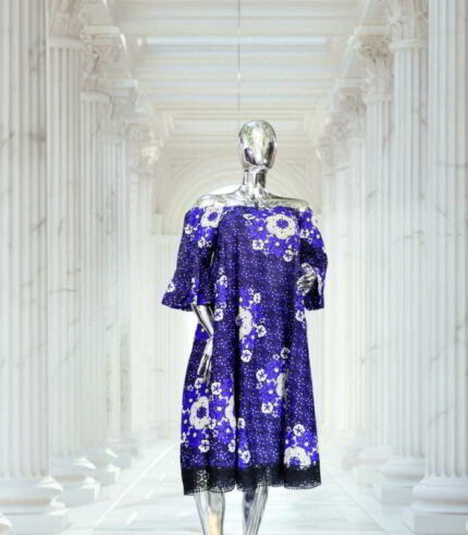 Ebun Collection: Celestial Splendor Off-Shoulder Dress