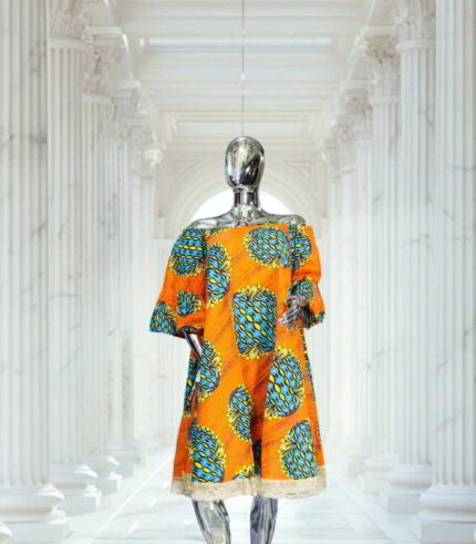 Ebun Collection: Twilight Treasures Stone-Adorned Dress