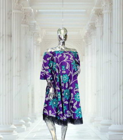 Ebun Collection: Enchanted Eden Off-Shoulder Gown