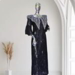 Eri Collection: Enigmatic Elegance Boubou Kaftan - Luxurious Embroidery with Sparkling Stones