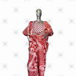 Ewa Collection: Radiant Reverie Boubou Kaftan - Embroidered Magnificence with Shimmering Stones