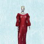 Ezinne Collection: Boubou Kaftan adorned with a stylishly embroidered neckline