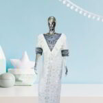 Ife Collection: Glamorous Gleam Kaftan - Embroidered Beauty with Radiant Stones