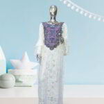 Ire Collection: Golden Blossom Kaftan - Embroidered Beauty with Shimmering Stones