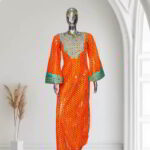 Ibukun Collection: Harmony Haven Boubou Kaftan - Embroidered Opulence with Glittering Stones