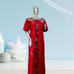 Ini Collection: Aso Oke Fabric With Intricate Embroidery Details on Kimono