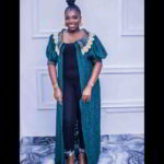 Ini Collection: Kimono with Elegance Of Aso Oke Fabric and Exquisite Embroidery