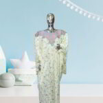 Kiki Collection Abaya Boubou Kaftan: Embroidered Elegance with Crystal and Stone Embellishments