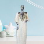 Moronke Collection: Golden Glow Kaftan - Embroidered Magnificence with Glistening Stones