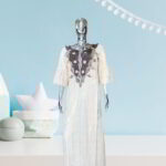 Moronke Collection: Regal Radiance Kaftan - Handcrafted Embroidery and Radiant Stones