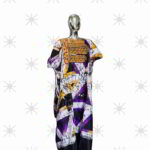 Nifemi Collection: Royal Radiance Boubou Kaftan - Embroidered Opulence with Shimmering Stones