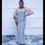 Olori Collection: Ethereal Essence Kaftan - Embroidered Beauty with Radiant Stones