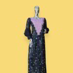Oreofe Collection: Opulent Oasis Kaftan - Intricate Embroidery and Twinkling Stones