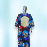 Sope Collection: Moonlit Majesty Kaftan - Embroidered Beauty with Shimmering Stones