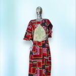Sope Collection: Radiant Reverie Kaftan - Embroidered Splendor with Gleaming Stones