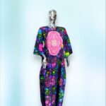 Sope Collection: Regal Essence Ankara Boubou - Intricate Embroidery and Dazzling Stones