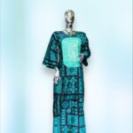 Sope Collection: Embellished Splendor Ankara Boubou - Luxurious Embroidery and Glistening Stones
