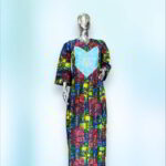 Sope Collection: Ankara Dreams Kaftan - Embellished Embroidery with Dazzling Stones
