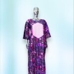 Sope Collection: Majestic Mirage Ankara Boubou - Embroidered Beauty with Shiny Stones