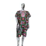 Tiolu Collection: Golden Heritage Danshiki Boubou - Handcrafted Embroidery with Shimmering Stones