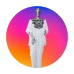 Toke Collection: Enchanted Elegance Boubou Kaftan - Embellished Embroidery with Luminous Stones