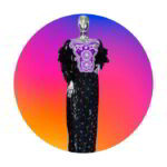 Tomi Collection Boubou Kaftan: Embroidered Sophistication with Bedazzling Stone Embellishments