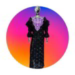 Tomi Collection Boubou Kaftan: Embroidered Luxe with Exquisite Crystal Detailing