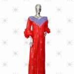 Wura Collection  Boubou Kaftan: Embroidered Style with Mesmerizing Stone Detailing