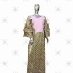 Wura Collection Boubou Kaftan: Embroidered Sophistication with Radiant Rhinestone Detailing