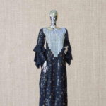 Yimi Collection Boubou Kaftan: Embroidered Charm with Stunning Crystal Embellishments