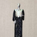 Yimi Collection Boubou Kaftan: Embroidered Opulence with Shimmering Stone Accents