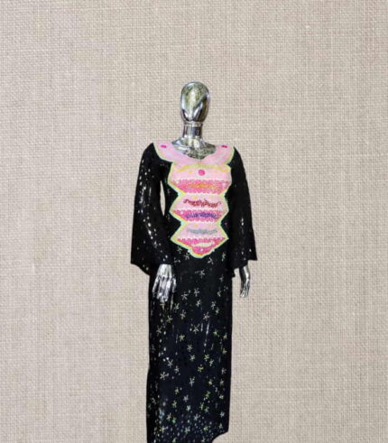 Yimi Collection Boubou Kaftan Embroidered Luxury with Captivating Crystal Embellishments