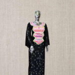 Yimi Collection Boubou Kaftan Embroidered Luxury with Captivating Crystal Embellishments