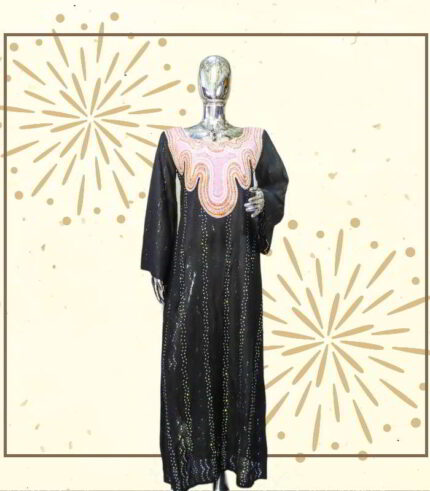 Dunsi Collection: Radiant Jewel Kaftan Ensemble