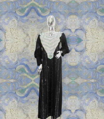 Dunsi Collection: Luxurious Stone and Lace Ensemble