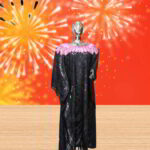 Tinu Collection: Sapphire Splendor Embroidered Kaftan