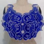 Blue Full Neck Embroidery