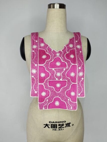 Light Pink Embroidered Collar