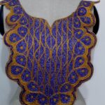 Purple Full Neck Embroidery