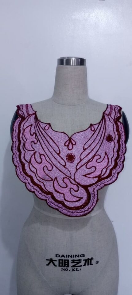 Rosé Wine Neck Embroidery