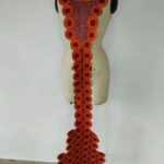 Ember Scale Neck Embroidery