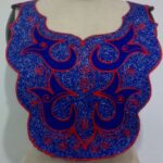 Electric royal Blue Embroidery