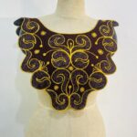 Mustard Gold Black Embroidery
