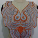 Bronze Glint Neck Embroidery