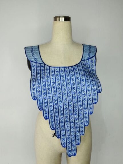 Palette Blue Neck Embroidery