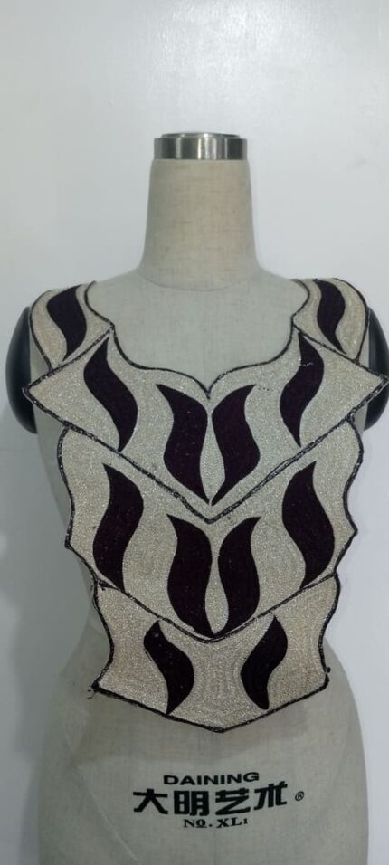 Ember Crest Neck embroidery